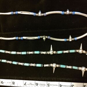 2 spike Necklaces